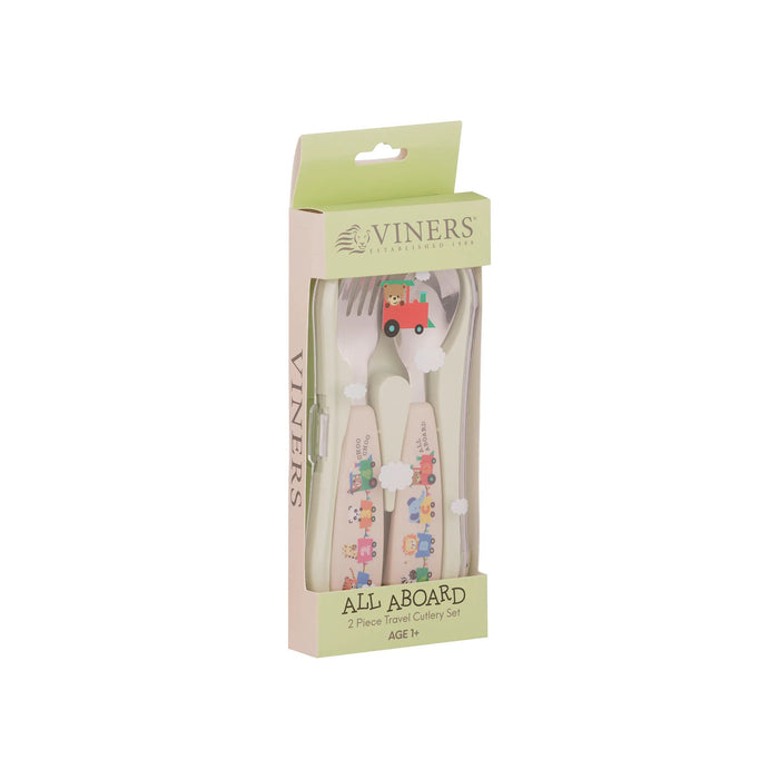 The Rayware Group Viners All Aboard 2 Piece Kids Travel Cutlery Set