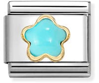 Nomination Classic Silver Turquoise Charm