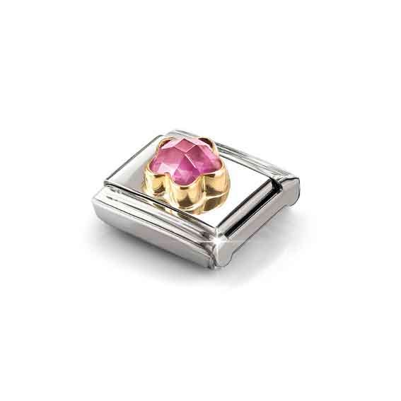 Nomination Classic Rosa Flower Charm