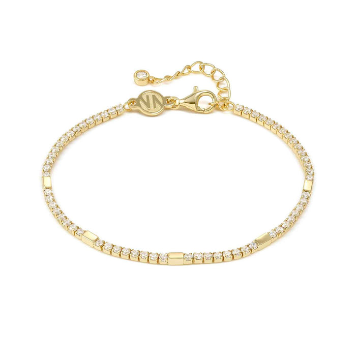 Nomination Petit Sparkle Tennis With Crystal Gold Bracelet