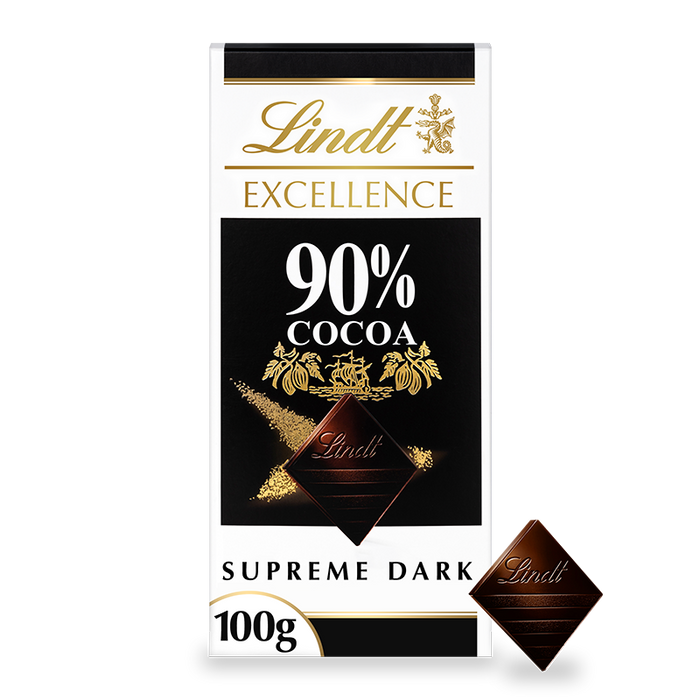 Lindt Excellence Dark 90% Bar