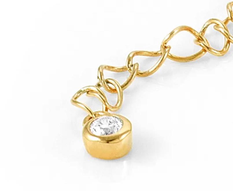 Nomination Carismatica White Stones Small Gold Cross Necklace
