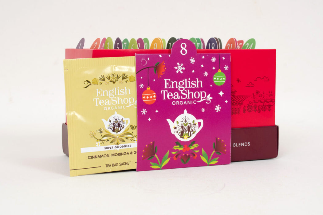 English Tea Shop Red Mini Advent Calendar 25ct