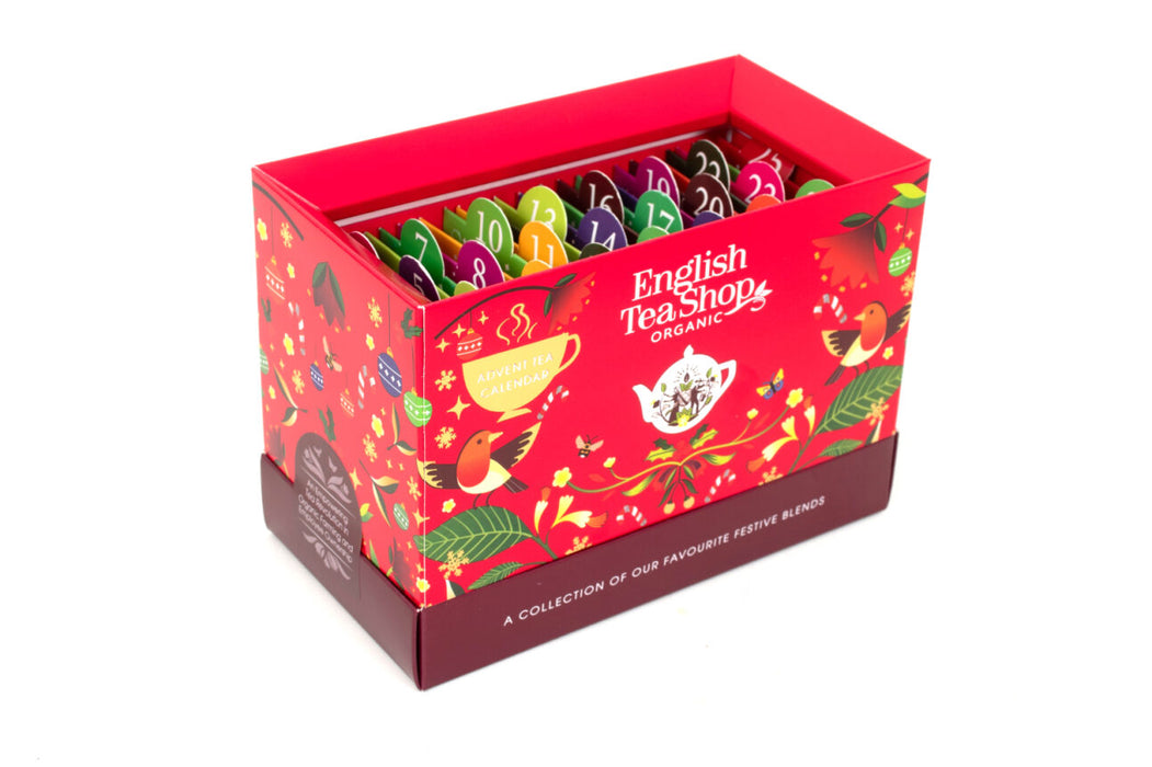 English Tea Shop Red Mini Advent Calendar 25ct