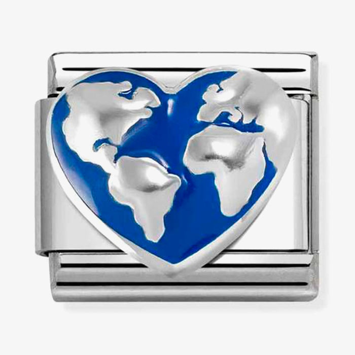 Nomination Classic Heart Globe Charm