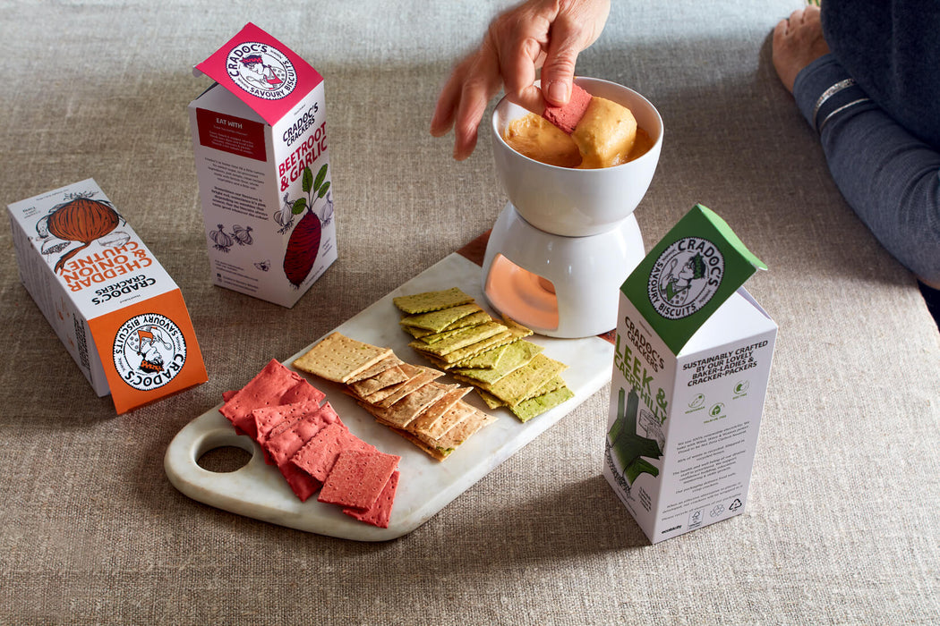 Cradoc's Savoury Biscuits Sea Salted Crackers