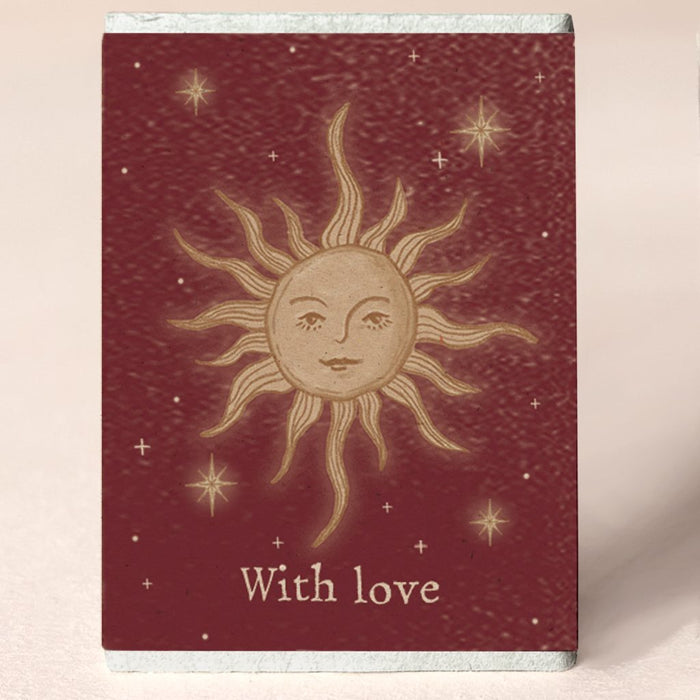 East of India Celestial Matchbox - With Love