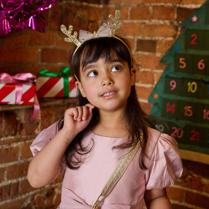 Rockahula Magical Golden Reindeer Headband