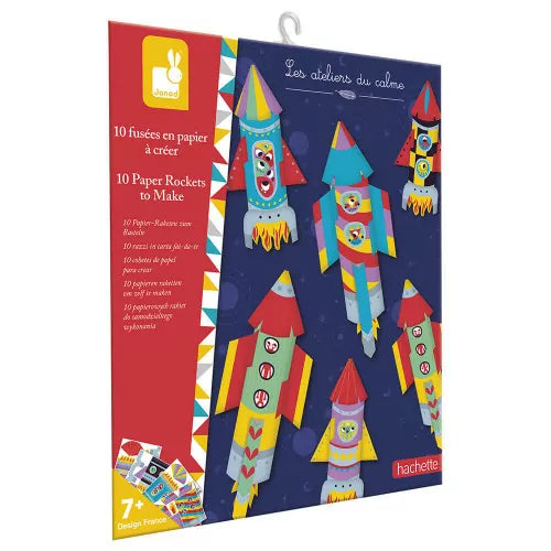 Janod 10 Paper Rockets To Make