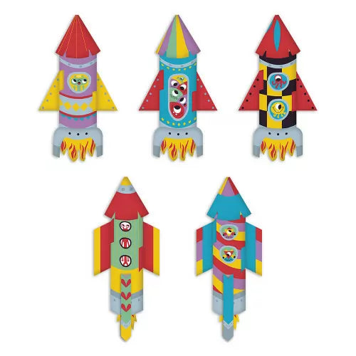Janod 10 Paper Rockets To Make