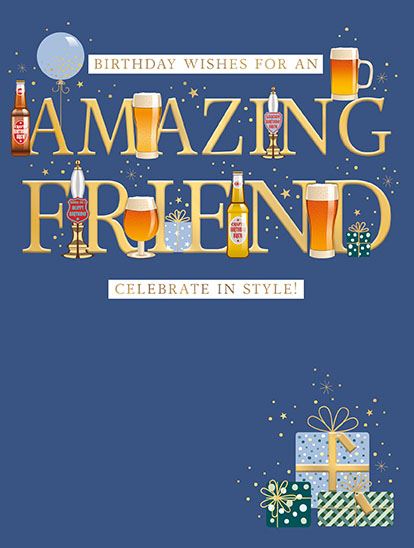 Words N Wishes 'Amazing Friend' Friendship Card