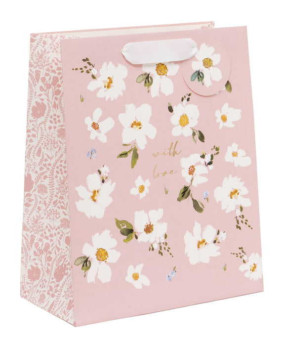 Glick White Peony Large Gift Bag