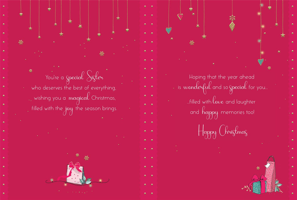 ICG 'For My Fabulous Sister At Christmas' Christmas Card