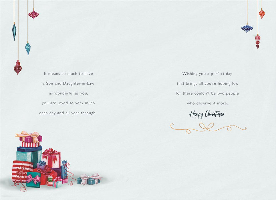 ICG 'For A Great Son And Daughter-In-Law' Christmas Card
