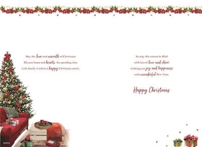 ICG 'For A Special Son And His Wonderful Family' Christmas Card
