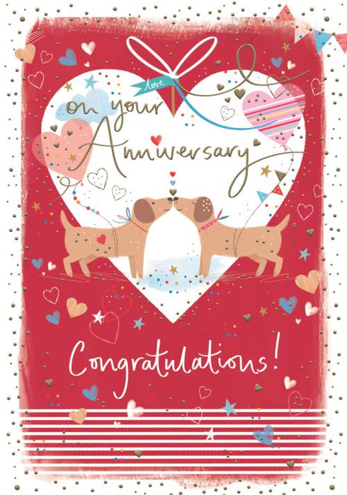 ICG 'On Our Wedding' Anniversary Card