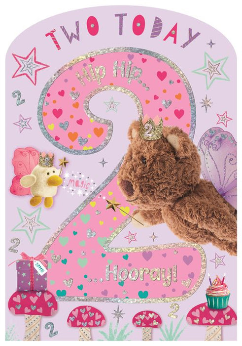 ICG 'Two Today Girl' Birthday Card