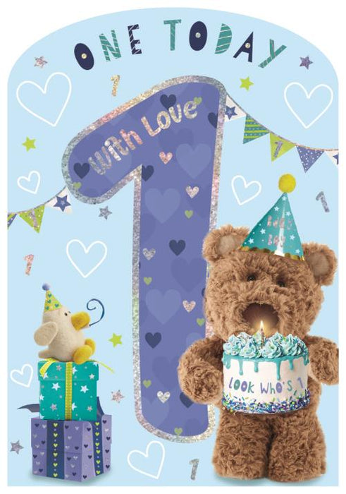 ICG '1 Today Boy' Birthday Card