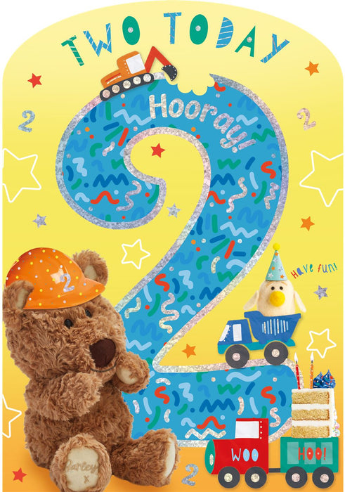 ICG '2 Today Boy' Birthday Card