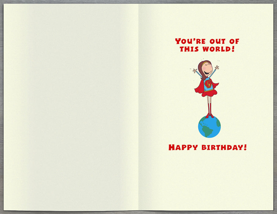 UKG 'To A Super Auntie' Birthday Card