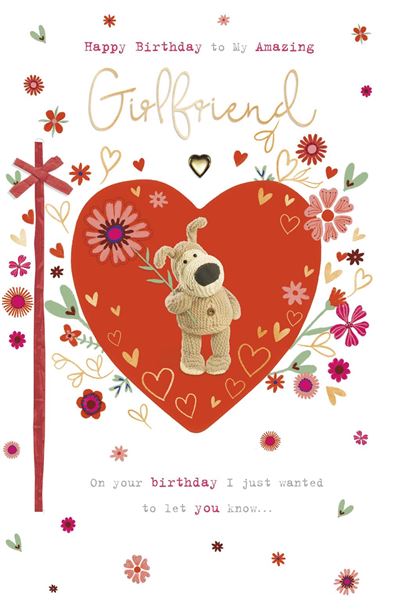 UKG 'To My Amazing Girlfriend' Birthday Card