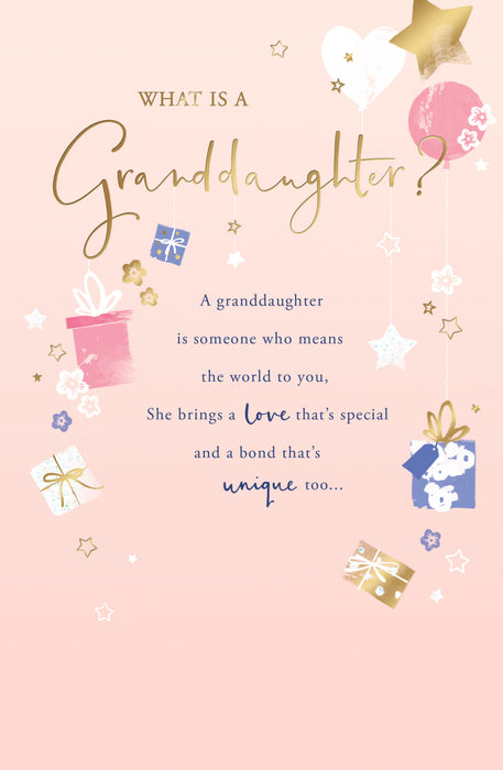 UKG 'What is A Granddaughter' Birthday Card