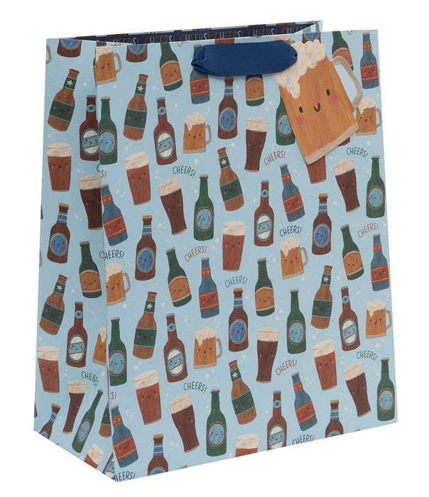 Glick Beers And Cheers Large Gift Bag