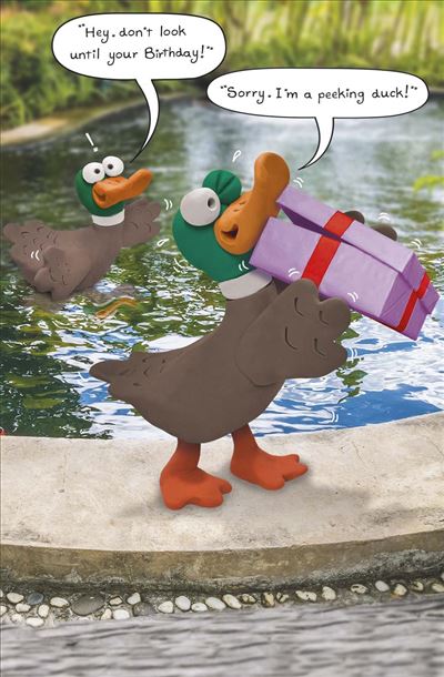 UKG 'Sorry I'm A Peking Duck' Birthday Card