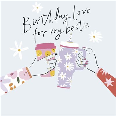 UKG 'Birthday Love For My Bestie' Birthday Card