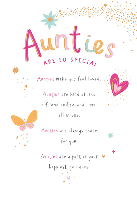 UKG 'Aunties Are So Special' Birthday Card