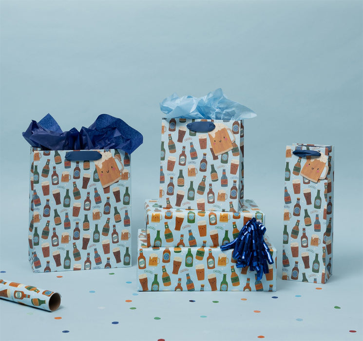 Glick Beer & Cheers 4m Metre Roll Wrap