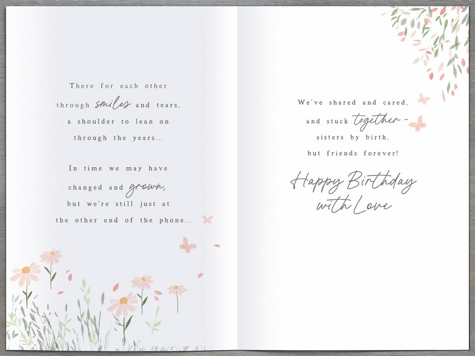 UKG 'A Sister IS A Forever Friend' Birthday Card