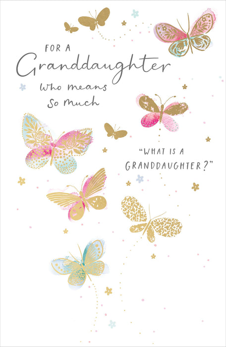 UKG 'Granddaughter Means So Much' Birthday Card