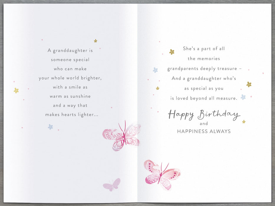 UKG 'Granddaughter Means So Much' Birthday Card
