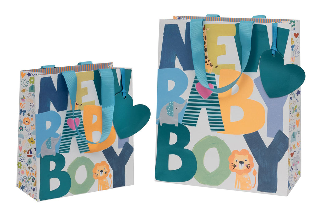 Glick New Baby Boy Large Gift Bag