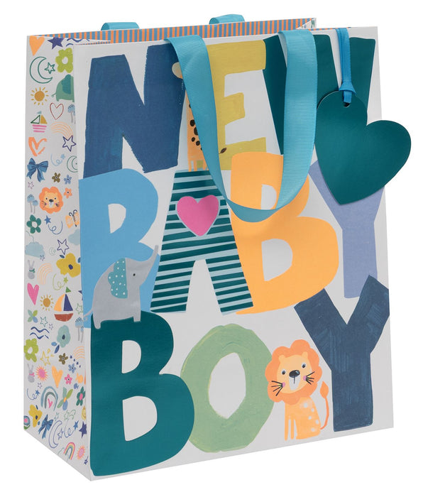 Glick New Baby Boy Large Gift Bag
