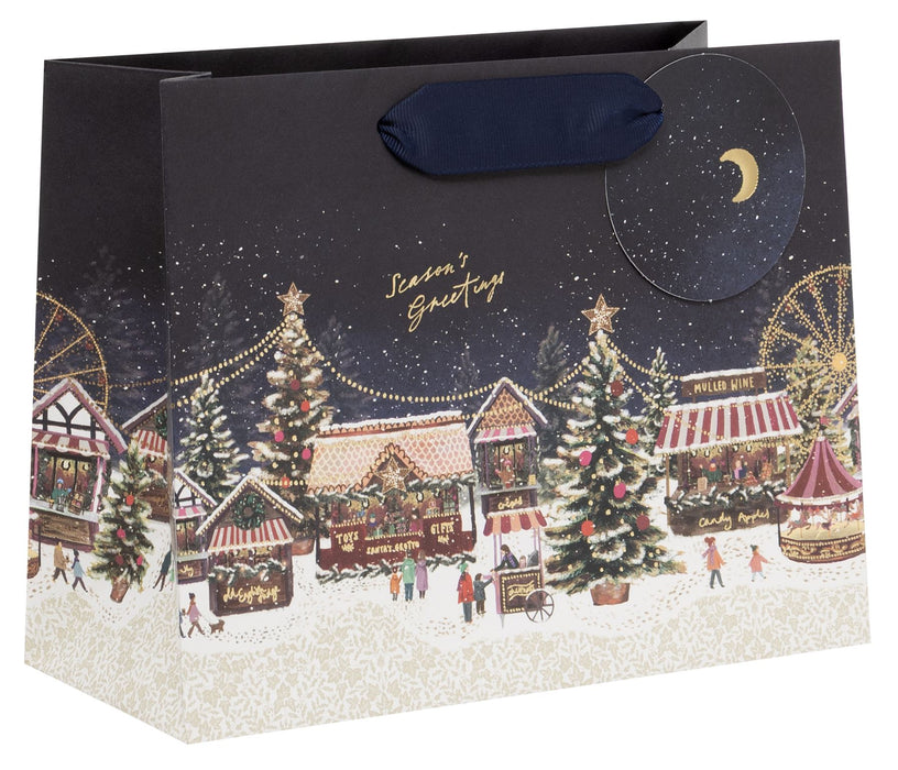 Glick Christmas Market Medium Landscape Gift Bag