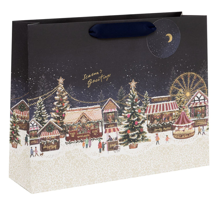 Glick Christmas Market Large Landscape Gift Bag