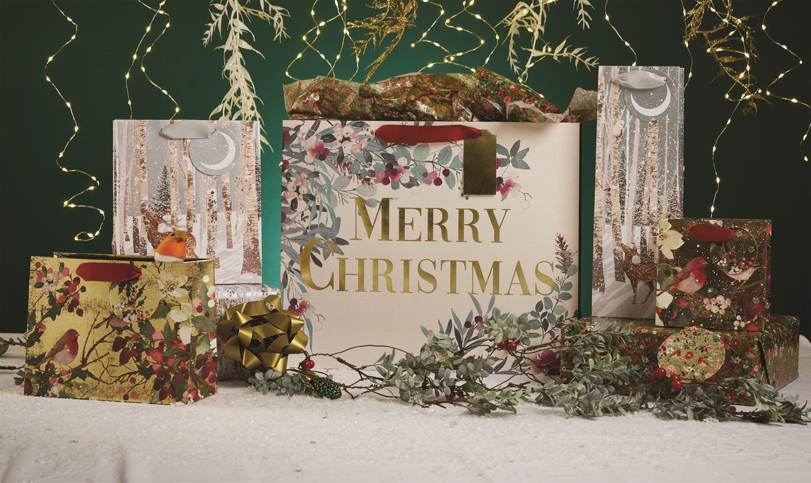 Glick Garland Greetings Medium Landscape Gift Bag