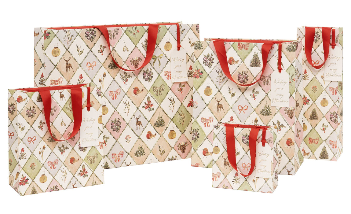 Glick Winter Weave Medium Gift Bag