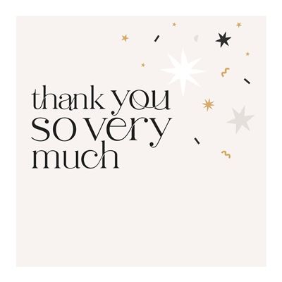 UKG 'Thank You So Very Much' Thank You Card