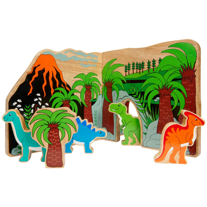 Lanka Kade Wooden Jurassic Toy World Playset