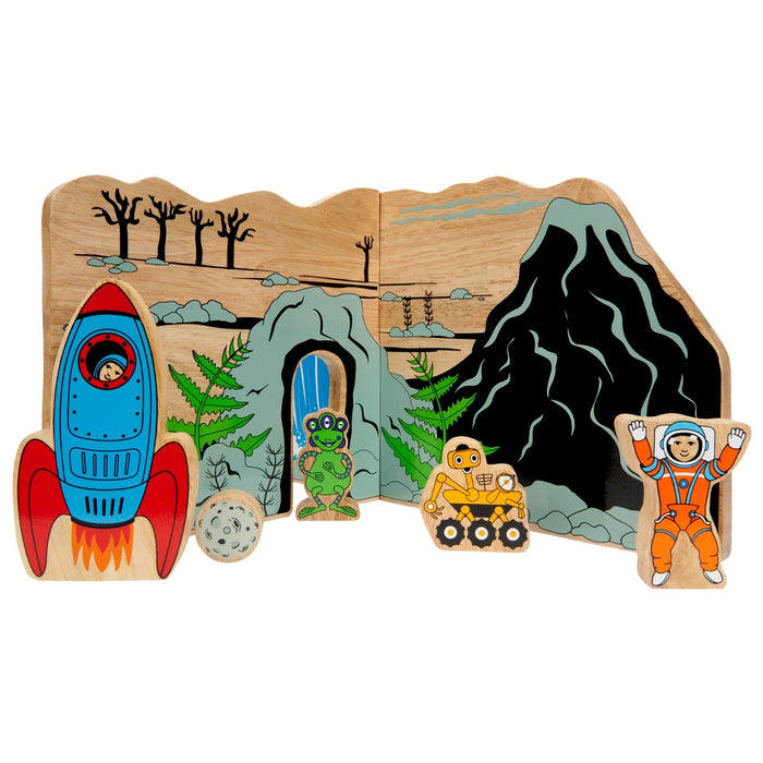 Lanka Kade Wooden Jurassic Toy World Playset