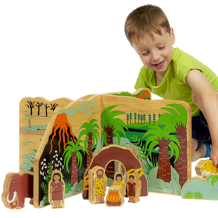 Lanka Kade Wooden Jurassic Toy World Playset