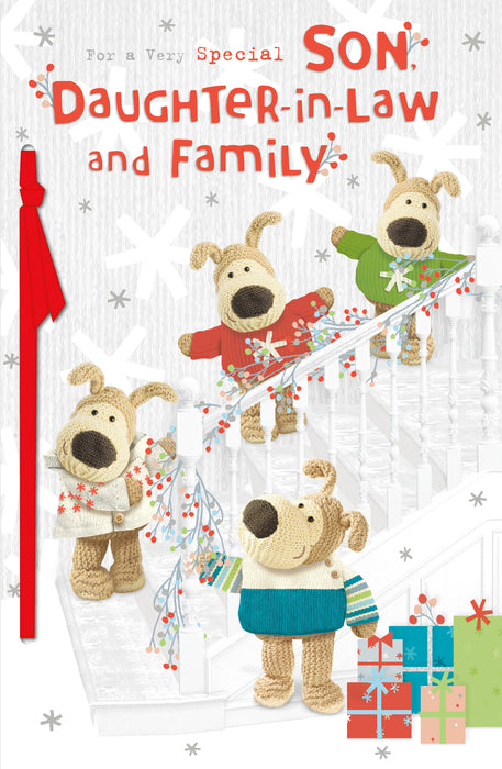 UKG 'Boofle Son & Daughter In Law & Family' Christmas Card