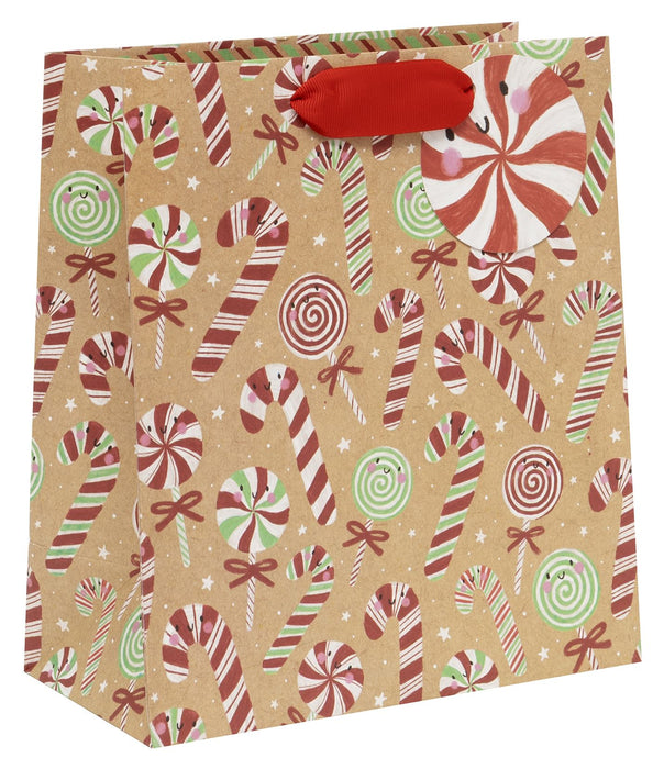 Glick Candy Cane Lane Medium Gift Bag