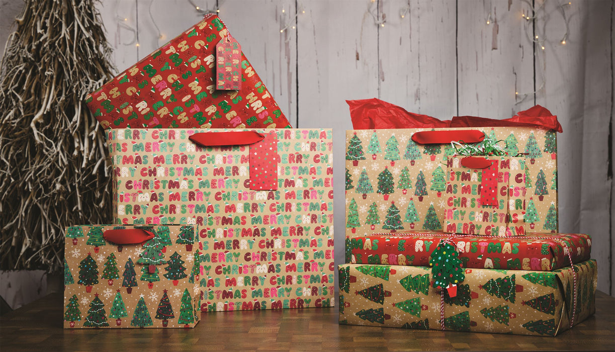 Glick Happy Forest Large Landscape Gift Bag