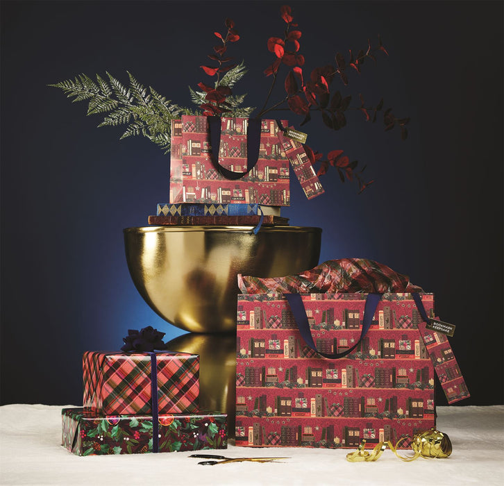 Glick Tales Of Christmas Medium Landscape Gift Bag