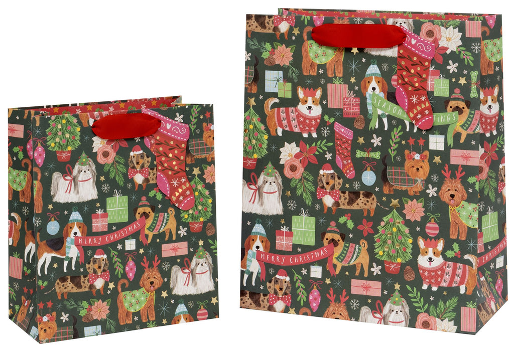 Glick Santa Paws Large Gift Bag