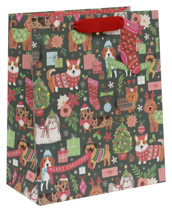 Glick Santa Paws Large Gift Bag